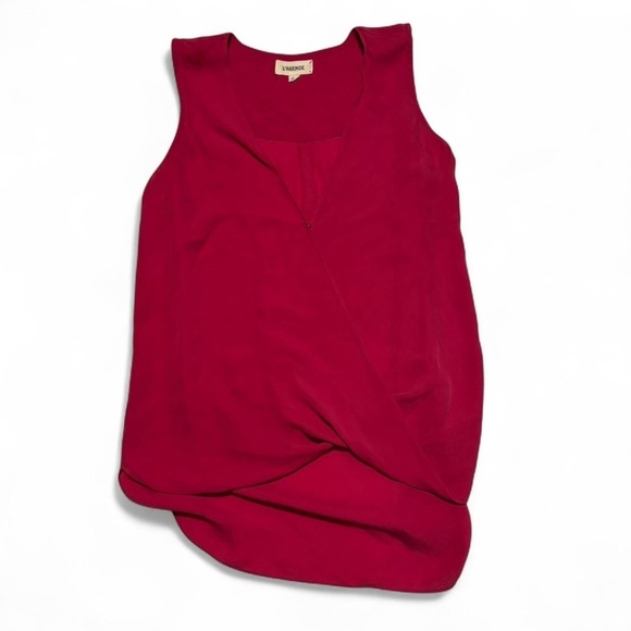 L'AGENCE Tops - L'AGENCE Women's XS Mila Silk Draped Sleeveless Blouse FLAW